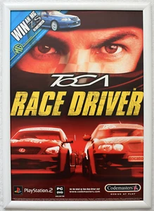 Toca Race Driver RARE PS2 PC 42cm x 59cm Promotional Poster #1 - Picture 1 of 2