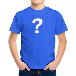 Question Mark Quotes Toddler Kids Youth T-shirt Who Funny Wonder Why Funny Shirt - Picture 1 of 16