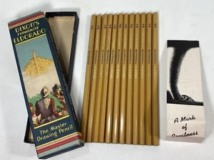 Vintage Dixon's Typhonite Eldorado Drawing Pencils Lead 8H 12 Count NEW 1 Box - Picture 1 of 10