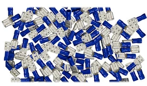 Metra BVFD250 100pk Non-insulated 16-14 AWG Gauge Female Spade Terminals - Picture 1 of 3