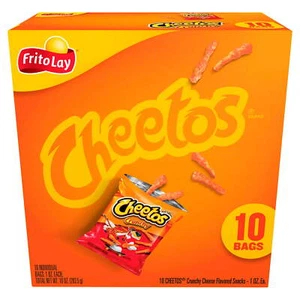 Cheetos Crunchy Cheese Flavored Snacks, 1 oz 10 Count - Picture 1 of 4