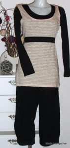 NOA NOA Shirt Streifen creme rosa L XL 42 striped salt Baumwolle cotton - Picture 1 of 2