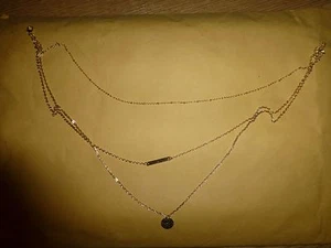 18 Inch Triple Gold Chain Necklace - Picture 1 of 1