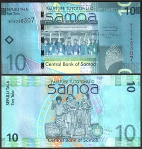 Samoa - 10 Tala 2008 UNC Pick 39a Lemberg-Zp - Bild 1 von 1