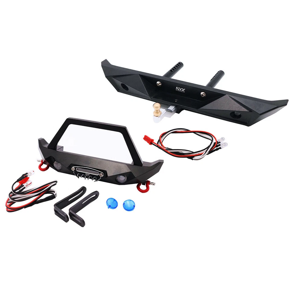 KYX 1/10 Metal Front and Rear Bumper for SCX10 II - Image 1 of 4