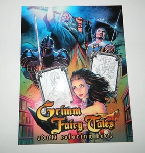 GRIMM FAIRY TALES Sophia Robinson FANTASY Adult Coloring Book HARD TO FIND 4856 - Picture 1 of 5