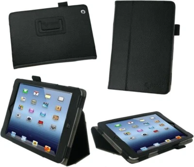 rooCASE Apple iPad Mini 7.9" Inch  Case - Dual Station Cover Case - Black Color - Image 1 of 4