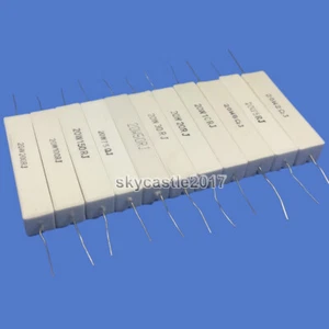 2 Stck. 20 W Audio Lautsprecher Frequenzteiler Frequenzweiche Keramik Zement Widerstand - Bild 1 von 8