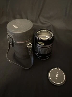 Estuche y tapas de teleobjetivo Konica Hexanon 135 mm f/3,5 AR Prime Foto 1 de 4