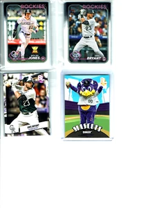 2024 Topps Baseball Series 1 & 2 Colorado Rockies Team Set 21 Base Cards +WOW+ - Picture 1 of 5