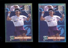 1993 Sport Legends Magazine ARANTXA SANCHEZ Gold & Silver Foil Tennis Card