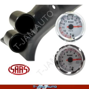 Pillar Pod for Holden Colorado 2012-16 + Volt + EGT Wht AT Gauges - Picture 1 of 9