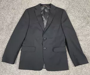 Michael Kors Blazer Kids 14R Boys Girls Black Wool Suit Coat Jacket Formal Wear - Picture 1 of 7