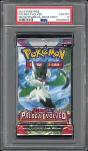 PSA 8 - Paldea Evolved - PRINT SHIFT ERROR PACK - Meowscarada - Pokémon TCG - Picture 1 of 5