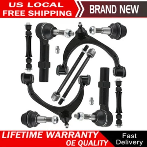 Front Upper Control Arms Ball Joints Tie Rods for 2014-2018 Chevy Silverado 1500 - Picture 1 of 8