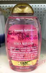 OGX Heavenly Hydration Cherry Blossom Shampoo Green Tea Cruelty-Free Eco 13oz - Picture 1 of 3
