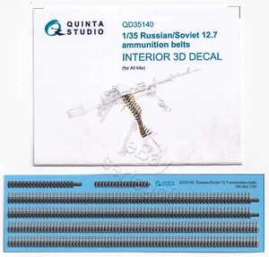 QD35140 Quinta Studio 1:35 Soviet-Russian 12.7 ammunition belts (All kits) - Picture 1 of 8