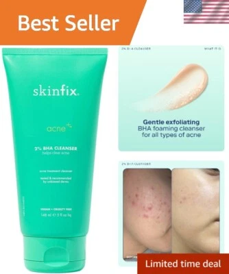 Limpador Acne+ BHA: fórmula suave de 5 fl oz para uso diário em pele sensível - Imagem 1 de 4