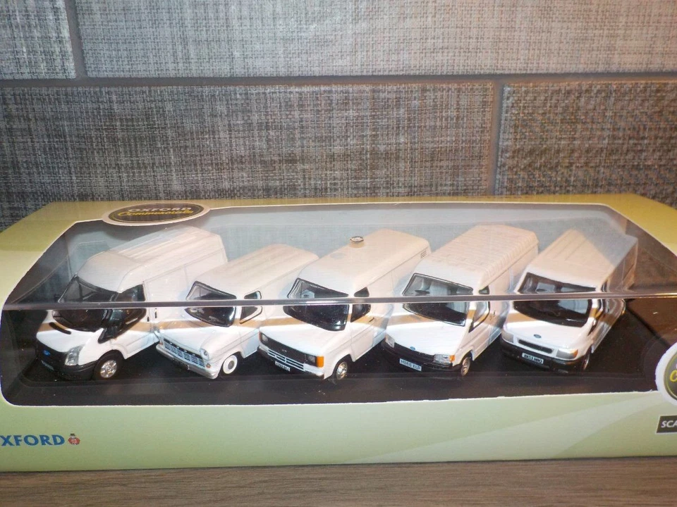 Ford Transit MK1,MK2,MK3,MK4,MK5 - FULL SET 1/76 scale 76set80 oxford - Image 1 of 4