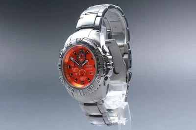 Read [N MINT] Festina Chrono Bike Alarm 100m Orange Dial Quartz 45mm Men's Watch - Image 1 of 4