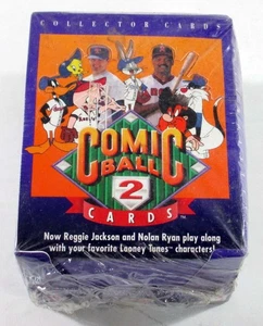 1991 Upper Deck Baseball Comic Ball 2 Trading Card Box Sealed (18 Packs) - Picture 1 of 1