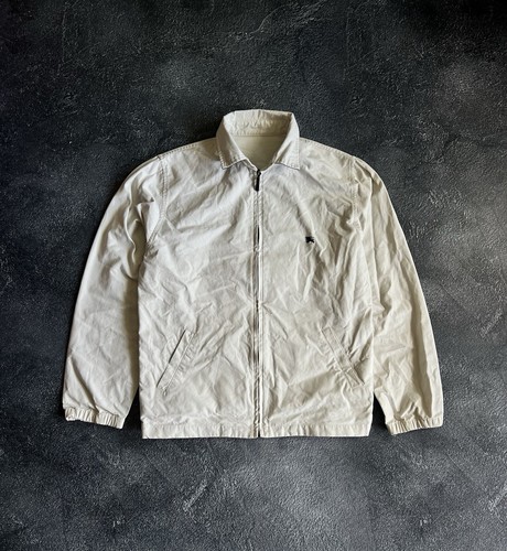 Giacca Burberry Harrington Nova Check Vintage Spagna Bomber Cappotto Bianco Taglia S