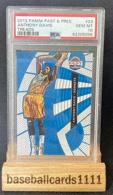 2012 Anthony Davis RC Panini Past & Present TREADS #23 PSA 10 BB3 - Image 1 of 3