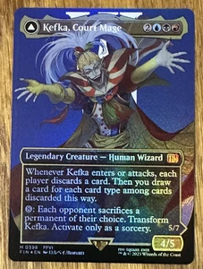 Magic The Gathering Final Fantasy, Kefka, Court Mage / Kefka, Ruler of Ruin - Lámina sin bordes - Imagen 1 de 2