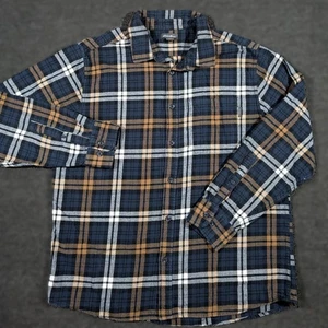 Eddie Bauer Men's XL Flannel Long Sleeve 100% Cotton Plaid Shirt - Picture 1 of 7