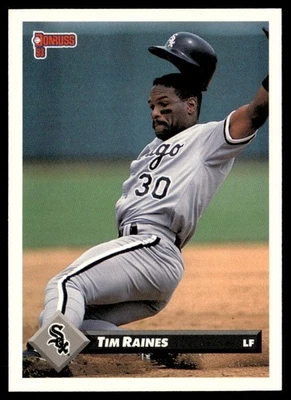1993 Donruss Tim Raines Chicago White Sox #565 - Image 1 of 2
