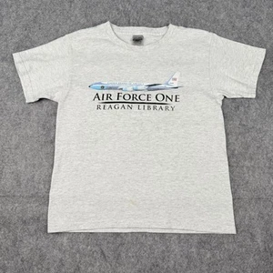 Air Force One Reagan Library Youth T-Shirt Grey Size Small - Picture 1 of 6