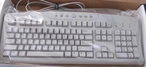 VINTAGE HEWLETT PACKARD HP PS/2 WINDOWS KEYBOARD P/N: 5183-7399 RM0-KBRK - Picture 1 of 5