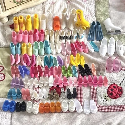 ENORME Lote de Zapatos Chelsea Barbie Ken Patrón Mattel Años 80 De Colección - Tacones Tenis Foto 1 de 4