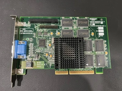 Ensoniq 3D Voodoo 3DFX Banshee AGP Video VGA Graphics Card  - Image 1 of 2