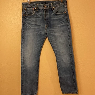 Jeans Levis Vintage años 70 501, talla 34x32, 100 % algodón, bolsillo de una sola puntada Foto 1 de 4