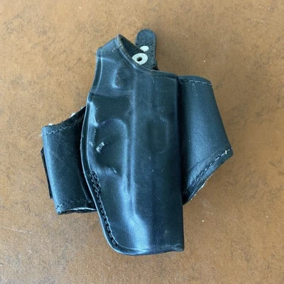 Triple K 192 37 X Ankle Holster Black Leather Conceal and Carry Vintage - Image 1 of 4