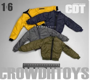 CROWDHTOYS 1/6 Male Soldier Trendy Jacket Coat Model for 12''Action Figures - Picture 1 of 9