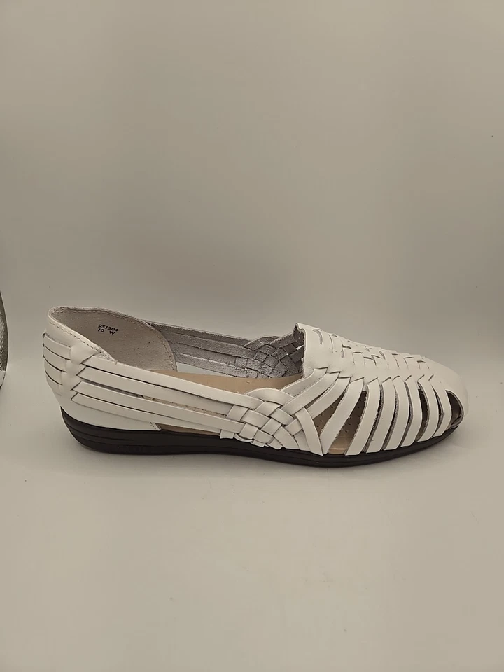 Softspots Mujer Trinidad Plano Blanco Talla 10W Foto 1 de 4