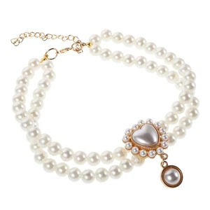  Photo Shoot Pet Collar Christmas Jewelry Female Dog Girl Necklace - Picture 1 of 17