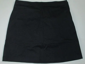LANDS END schwarze Schuluniform Oberteil Knie Chino Skort Mädchen 10+ NEU - Bild 1 von 4