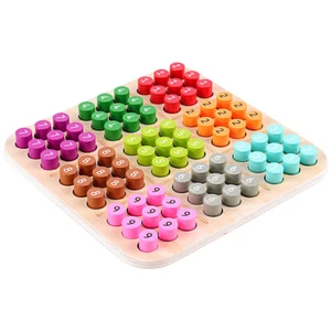 Sudoku Schachspielzeug Holz Arithmetik-Sudoku Steckbrett Aus Kind - Bild 1 von 12