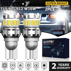 AUXITO T15 921 912 LED Bombilla de respaldo inverso 2400LM 6000K Super Brillante - Imagen 1 de 10