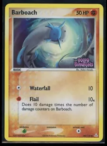 Pokemon Card Barboach Ex Holon Phantoms 60/110 Reverse Holo Common - NM - Foto 1 di 2