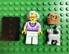 LEGO Series 11 GRANDMA Cat Lady Minifigure | #71002 | Complete w/  Cat