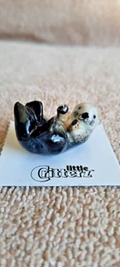 LITTLE CRITTERZ Sea Otter "Hammer" Miniature Figurine New FREE SHIPPING LC209 - Picture 1 of 7