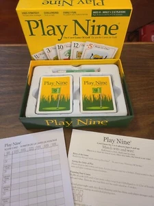 Play Nine The Card Game of Golf Double A Productions P11001 COMPLETE - Picture 1 of 5