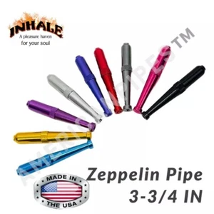 Inhale®️ 9 Stück Aluminium eloxiert mit verschiedenen Farben Zeppelin Tabak Pfeife Smoking Pipe - Bild 1 von 1