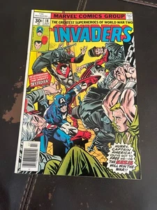 INVADERS #18 (1977) 1ST APP DESTROYER! BRIAN FALSWORTH - 9.2 NEAR MINT- (MARVEL) - Picture 1 of 5