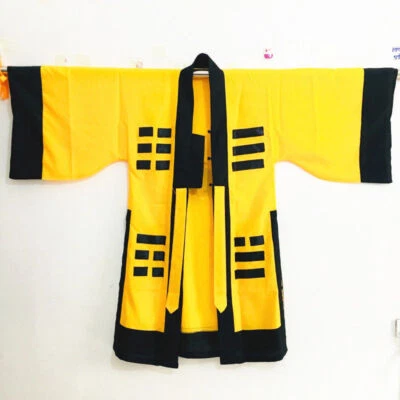 Chinesisch Traditionell Taoist Priester Robe Abendkleid Kostüm Cosplay Tai Chi - Bild 1 von 4