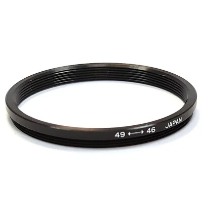 49-46mm Step Down Filter Ring, Japan 49-46 mm, Metal Adapter Stepping - Image 1 of 3